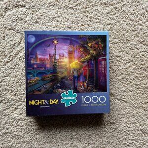 Buffalo 1000 Piece Puzzle Night & Day London Rain